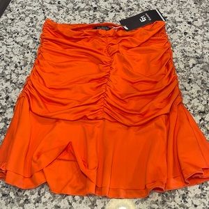 Orange skirt